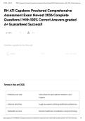 RN ATI Capstone Proctored Comprehensive Assessment Exam Newest 2026 Complete Questions &vert; With 100&percnt; Correct Answers graded A&plus; Guaranteed Success&excl;&excl;