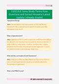 CGSC&sol;ILE Comp Study Terms X100  Questions and Correct Answers&sol; Latest  Update &sol; Already Graded
