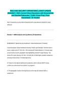 WGU D483 BUNDLE COMPLETE SOLUTIONS 2026&sol;2027 &vert; Security Operations All Resources&colon; Pacing Guide&comma; Virtual Lab Instructions&comma; Task Guide & Visual Questions &vert; CySA&plus; Prep &vert; Pass Guaranteed - A&plus; Graded