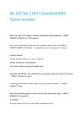 Bio 205 Test 1 Ch1-5 Questions With Correct Answers