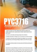 PYC3716 Assignment 1  2026 &vert; Due 27 March 2026 - Distinction Guaranteed