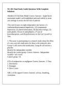 NU 201 Final Study Guide Questions With Complete Solutions