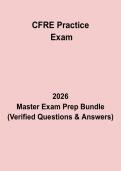 CFRE Practice Exam Questions & Answers PDF &vert; Certified Fundraising Executive Test Prep