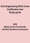 EICA Crane Certification Test Study Guide PDF &vert; Civil Engineering & Crane Safety Exam Prep