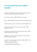 CNT EXAM QUESTIONS WITH CORRECT ANSWERS