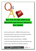 HLTH-251 Epic Systems Configuration &ndash; Epic CLN 251&sol;252 2026 &ndash; 35 Exam Questions on Profiles&comma; Security&comma; Workflow Rules
