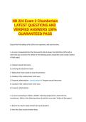 NR 224 Exam 2 Chamberlain LATEST QUESTIONS AND VERIFIED ANSWERS 100- GUARANTEED PASS&period;docx