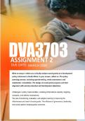 DVA3703 Assignment  2 2026 &vert; Due March 2026  - Distinction Guaranteed