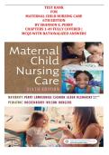 Test Bank for Maternal Child Nursing Care 6th Edition Perry