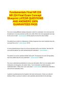 Fundamentals Final NR LATEST EXAM QUESTIONS AND VERIFIED ANSWERS 100- GUARANTED PASS&period;