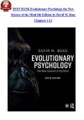 Evolutionary Psychology &lpar;PSY&sol;Behavioral Science&rpar; &ndash; Test Bank &ndash; David M&period; Buss &ndash; 6th Edition &ndash; Complete Exam Questions and Answers