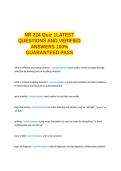 NR 224 Quiz 1LATEST QUESTIONS AND VERIFIED ANSWERS 100- GUARANTEED PASS&period;