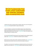 NR 224 Fundamentals Final EXAM LATEST QUESTIONS AND VERIFIED ANSWERS 100- GUARANTEED PASS&period;docx