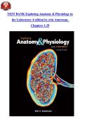 Test Bank Exploring Anatomy & Physiology in the Laboratory 4th Edition Ch 1&ndash;29