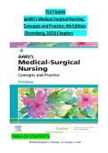 Test Bank for dewits Medical Surgical Nursing Concepts and Practice 4th Edition Stromberg &semi; All Chapters Covered&colon; Guaranteed A&plus; Score ISBN-9780323608442