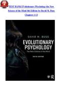 Evolutionary Psychology &lpar;PSY&sol;Behavioral Science&rpar; &ndash; Test Bank &ndash; David M&period; Buss &ndash; 6th Edition &ndash; Complete Exam Questions and Answers