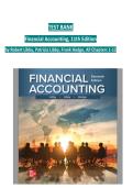 Test Bank for Financial Accounting&comma; 11th Edition by Robert Libby&comma; Patricia Libby & Frank Hodge