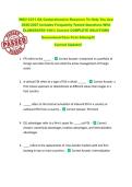 WGU C211 OA Comprehensive Resource To Help You Ace  2026-2027 Includes Frequently Tested Questions With  ELABORATED 100&percnt; Correct COMPLETE SOLUTIONS  Guaranteed Pass First Attempt&excl;&excl;  Current Update&excl;&excl;