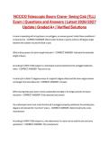 NCCCO Telescopic Boom Crane- Swing Cab &lpar;TLL&rpar; Exam &vert; Questions and Answers &vert; Latest 2026&sol;2027 Update &vert; Graded A&plus; &vert; Verified Solutions