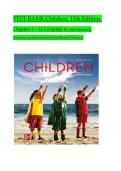 Test Bank for Children&comma; 15th Edition &lpar;Chapters 1&ndash;16 Complete&rpar; by John W&period; Santrock&comma; Jennifer Lansford & Kirby Deater-Deckard
