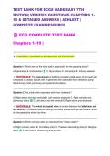 TEST BANK FOR ECGS MADE EASY 7TH EDITION 2026 &vert; VERIFIED QUESTIONS CHAPTERS 1-10 & DETAILED ANSWERS &vert; AEHLERT &vert; COMPLETE EXAM RESOURCE