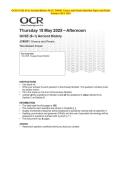 OCR GCSE &lpar;9&ndash;1&rpar; Ancient History  2025 &colon; Complete QP & MS Set