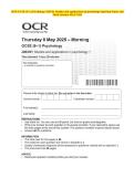 OCR GCSE &lpar;9&ndash;1&rpar; Psychology J203 2025 &colon; Complete QP & MS Set