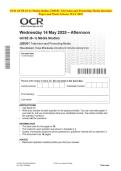 OCR GCSE Media Studies J200 2025 &colon; Complete QP & MS Set