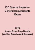 ICC Special Inspector General Requirements PDF &vert; Building Inspection Certification Study Guide