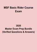 MSF Basic Rider Course Exam Questions & Answers PDF &vert; Motorcycle Safety Certification Prep