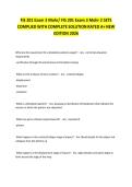 FIS 201 Exam 3 Mohr&sol; FIS 201 Exam 3 Mohr 2 SETS COMPLIED WITH COMPLETE SOLUTION RATED A&plus; NEW EDITION 2026