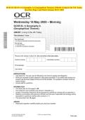 OCR GCSE &lpar;9&ndash;1&rpar; Geography  2025 &colon; Complete QP & MS Set