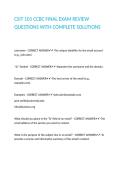CSIT 101 CCBC FINAL EXAM REVIEW QUESTIONS WITH COMPLETE SOLUTIONS&period;