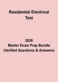 Residential Electrical Test Questions & Answers PDF &vert; Home Wiring & Electrician Exam Prep Guide