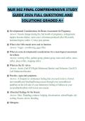 NUR 502 FINAL COMPREHENSIVE STUDY GUIDE 2026 FULL QUESTIONS AND SOLUTIONS GRADED A&plus;