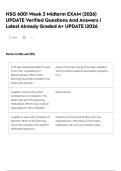 NSG 6001 Week 3 Midterm EXAM &lpar;2026&rpar; UPDATE Verified Questions And Answers &vert; Latest Already Graded A&plus; UPDATE &vert;2026