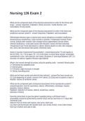 Nursing 126 Exam 2&period; Questions and Answers