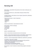 Nursing 126&period; Questions and Answers
