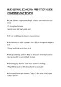 NUR242 FINAL 2026 EXAM PREP STUDY GUIDE COMPREHENSIVE REVIEW