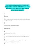 ASA 106 Related Questions COMPREHENSIVE FREQUENTLY TESTED QUESTIONS and verified answers WITH RATIONALES 100&percnt; accurate answers Already graded A&plus;