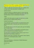 PSI Insurance Exam OH Life&comma; Accident&comma; and Health updated Questions  and Revised Answers Latest 2026&sol;2027 graded A&plus; &excl;&excl;&excl;