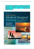 TESTBANK FOR LEMONE & BURKE&rsquo;S MEDICALSURGICAL NURSING&colon; CLINICAL REASONING IN HOSPITAL CLIENT CARE 7 TH EDITION&sol;ALL CHAPTERS 1-52