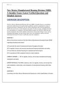 New Mexico Manufactured Housing Division &lpar;MHD 3&rpar; Installer Exam &vert; Latest Verified Questions and Detailed Answers 