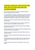 DYNATRACE ASSOCIATE CERTIFICATION EXAM PREP 2026 TEST PAPER QUESTIONS AND ACCURATE ANSWERS