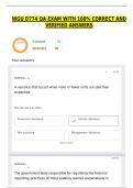 WGU D774 OA EXAM WITH 100&percnt; CORRECT AND VERIFIED ANSWERS