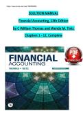 Solution manual for financial accounting 13th edition by thomas tietz&period;