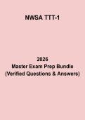 NWSA test bank TTT-1 questions answers pdf