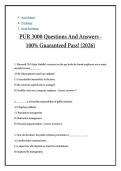 PUR 3000 Questions And Answers - 100&percnt; Guaranteed Pass&excl; &lpar;2026&rpar;