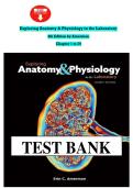 Test bank for Exploring Anatomy & Physiology in the Laboratory 4th Edition by Amerman Chapter 1 to 29