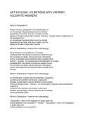 ANT 345 EXAM 1 QUESTIONS WITH VERIFIED ACCURATE ANSWERS